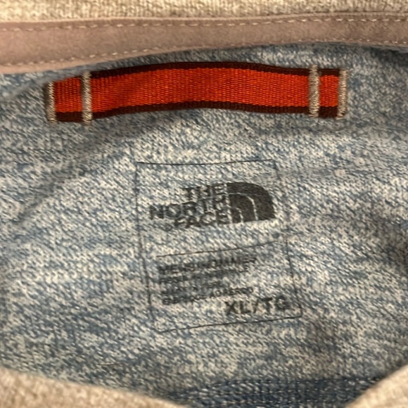 Mens XL Northface long sleeve shirt Tan - Picture 6 of 6